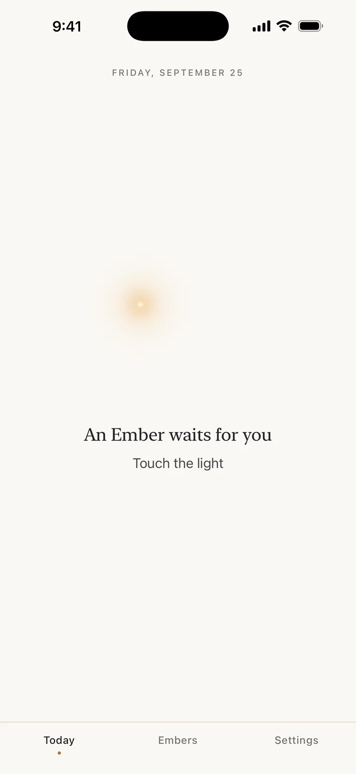 An Ember waiting to be revealed